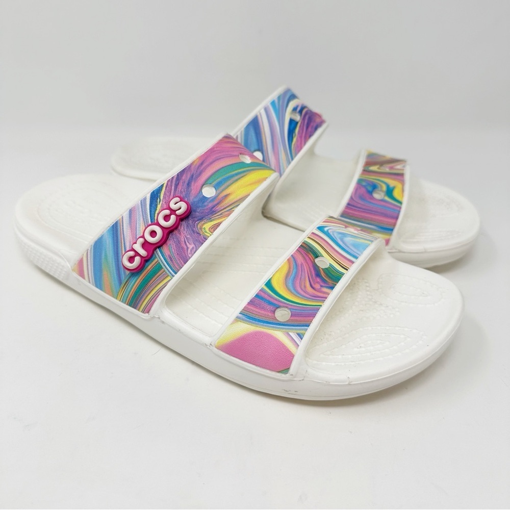 Crocs Iconic Tie Dye Sandals